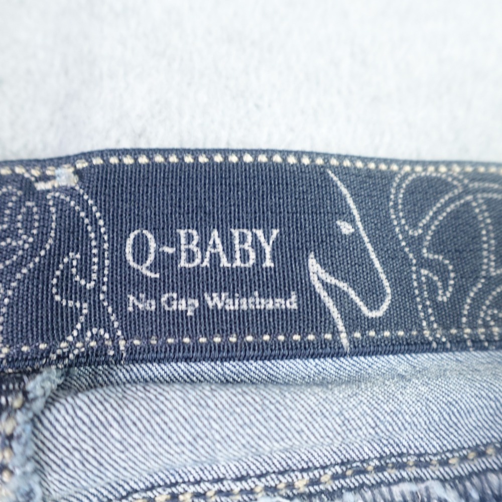 Wrangler Q-Baby Jeans Womens 13/14x34 Blue Bootcut Ultimate Riding Denim - Picture 5 of 13